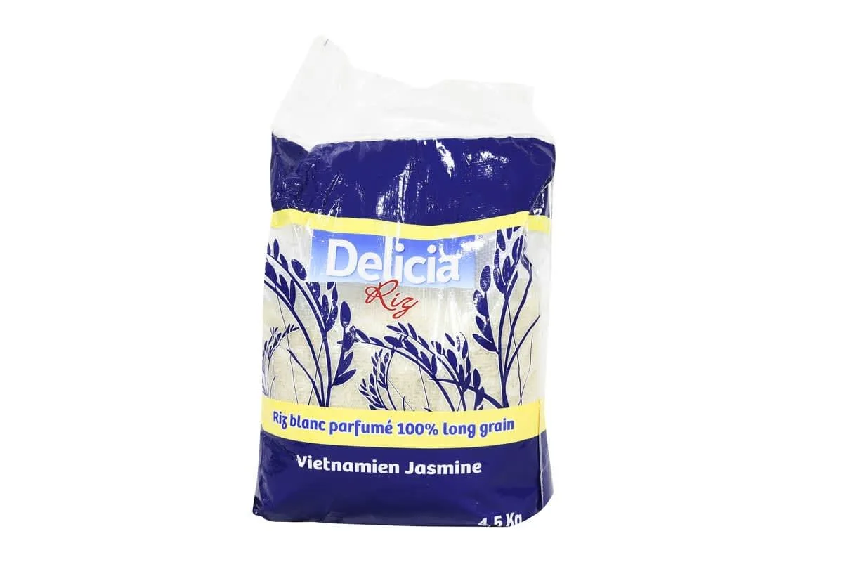 Delicia Vietnamese jasmine rice, 4.5 kg