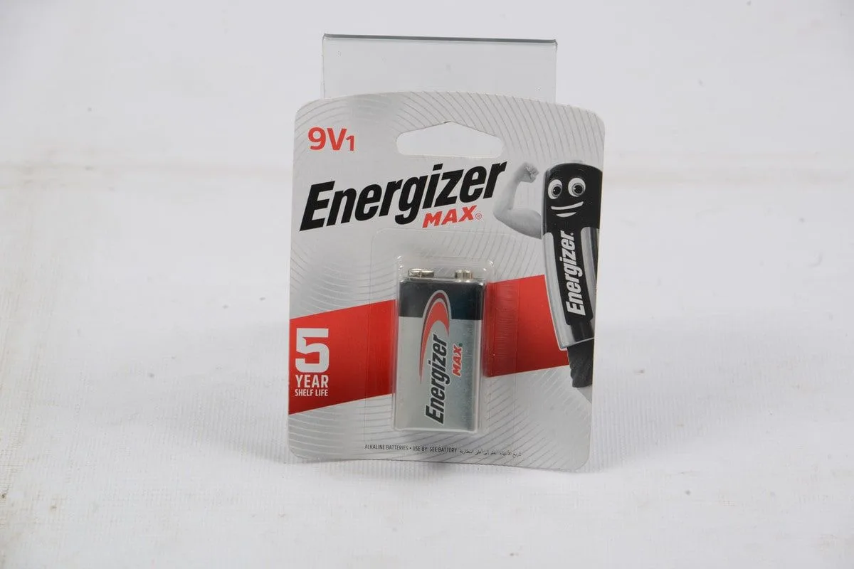 Energizer 9 V alkaline battery