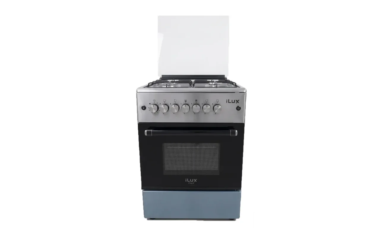 iLux 6060 4-burner stainless gas cooker with grill