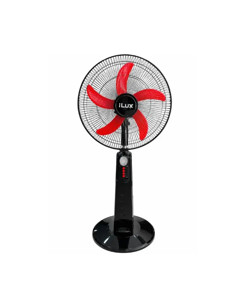 iLux LXF-2698 18-inch rechargeable fan with lights