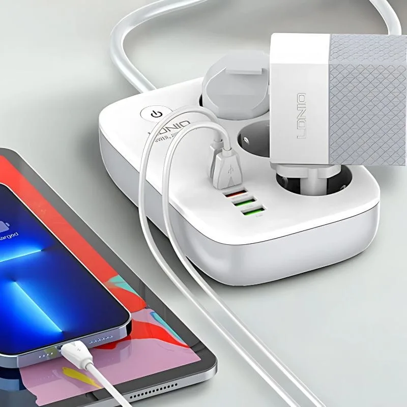 LDNIO SEW3452 Wi-Fi smart extension, 3 sockets and 4 USB