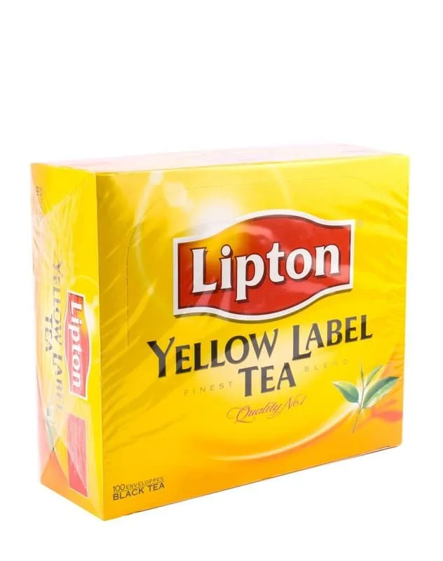 Thé Lipton Yellow Label, 100 sachets