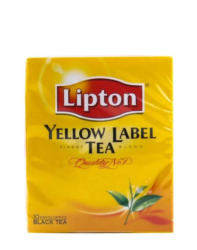 Thé Lipton Yellow Label, 25 sachets