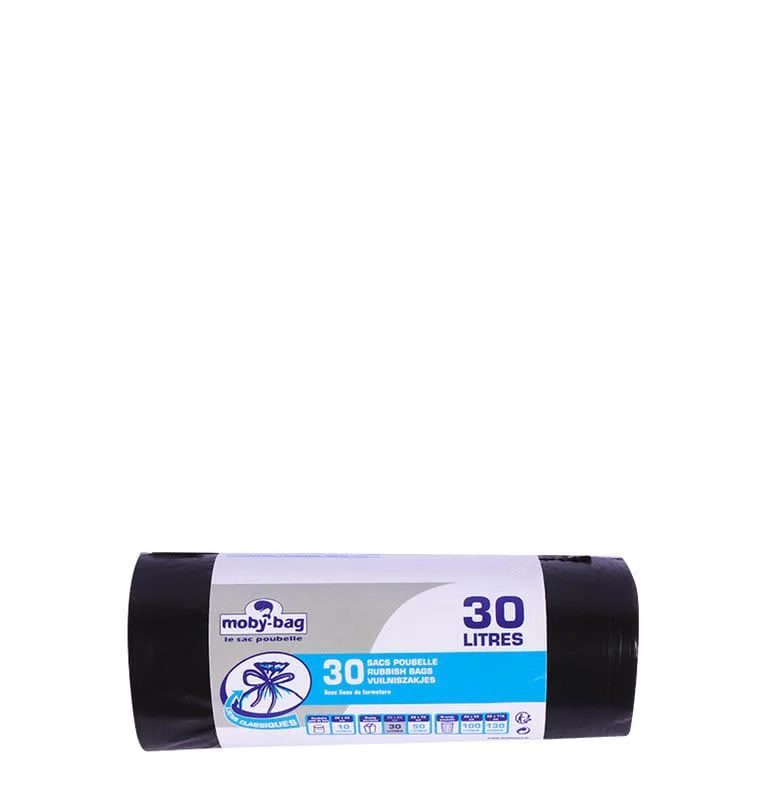 Moby Bag bin bags, 30 litres