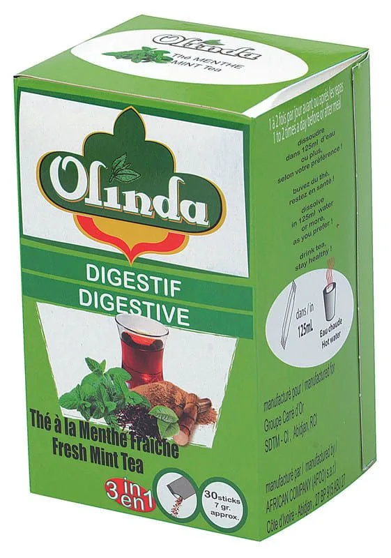 Thé à la menthe Olinda en sticks, 30 x 7 g