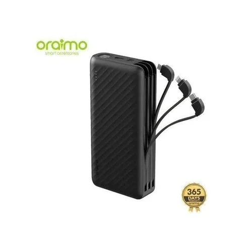 Oraimo Traveler Link 27 27,000 mAh power bank with built-in cables