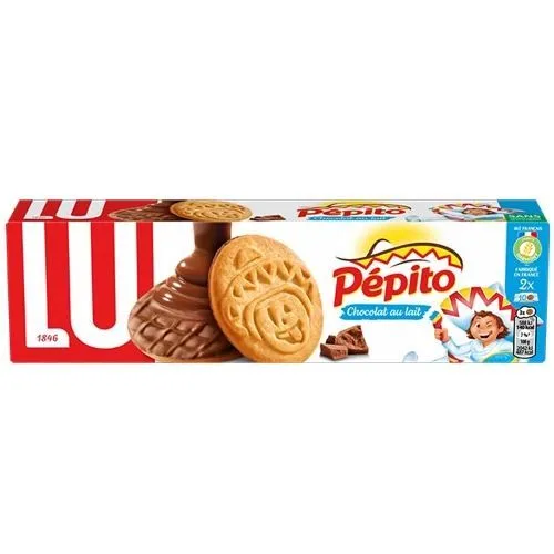 LU Pépito milk chocolate biscuits, 192 g