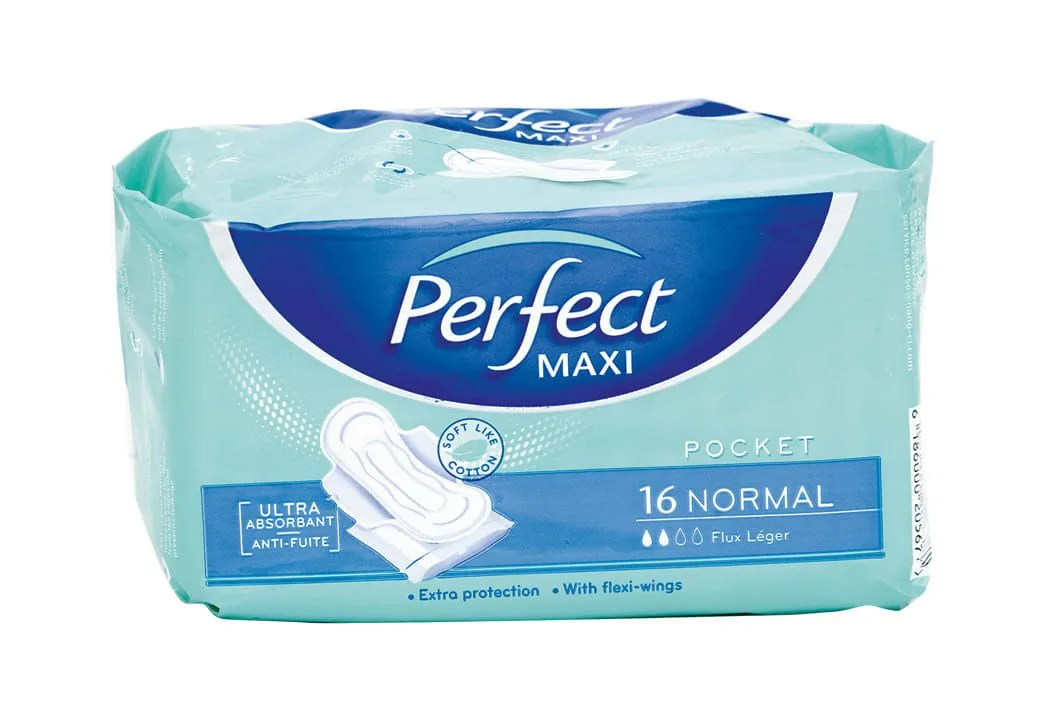Perfect Pocket Maxi sanitary pads, normal, 14
