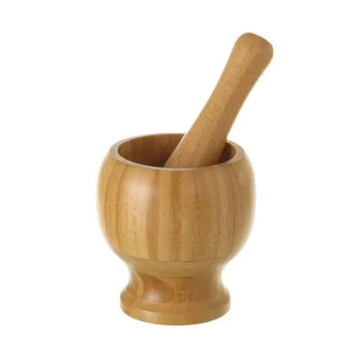 Bamboo pestle, 11 x 11