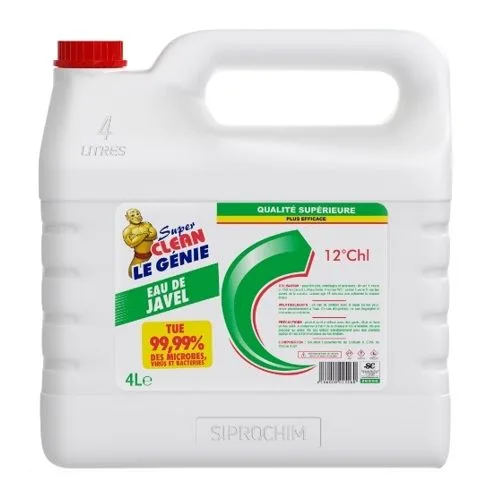 Super Clean bleach 12°, 4 litres