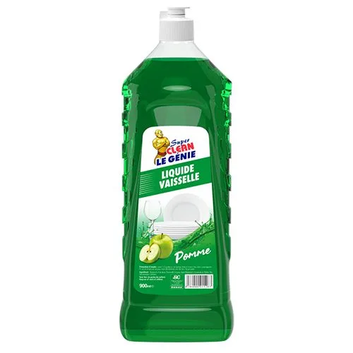 Super Clean washing-up liquid, green apple, 900 ml