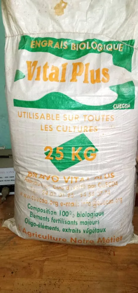 Vital Plus organic granular fertiliser, 25 kg