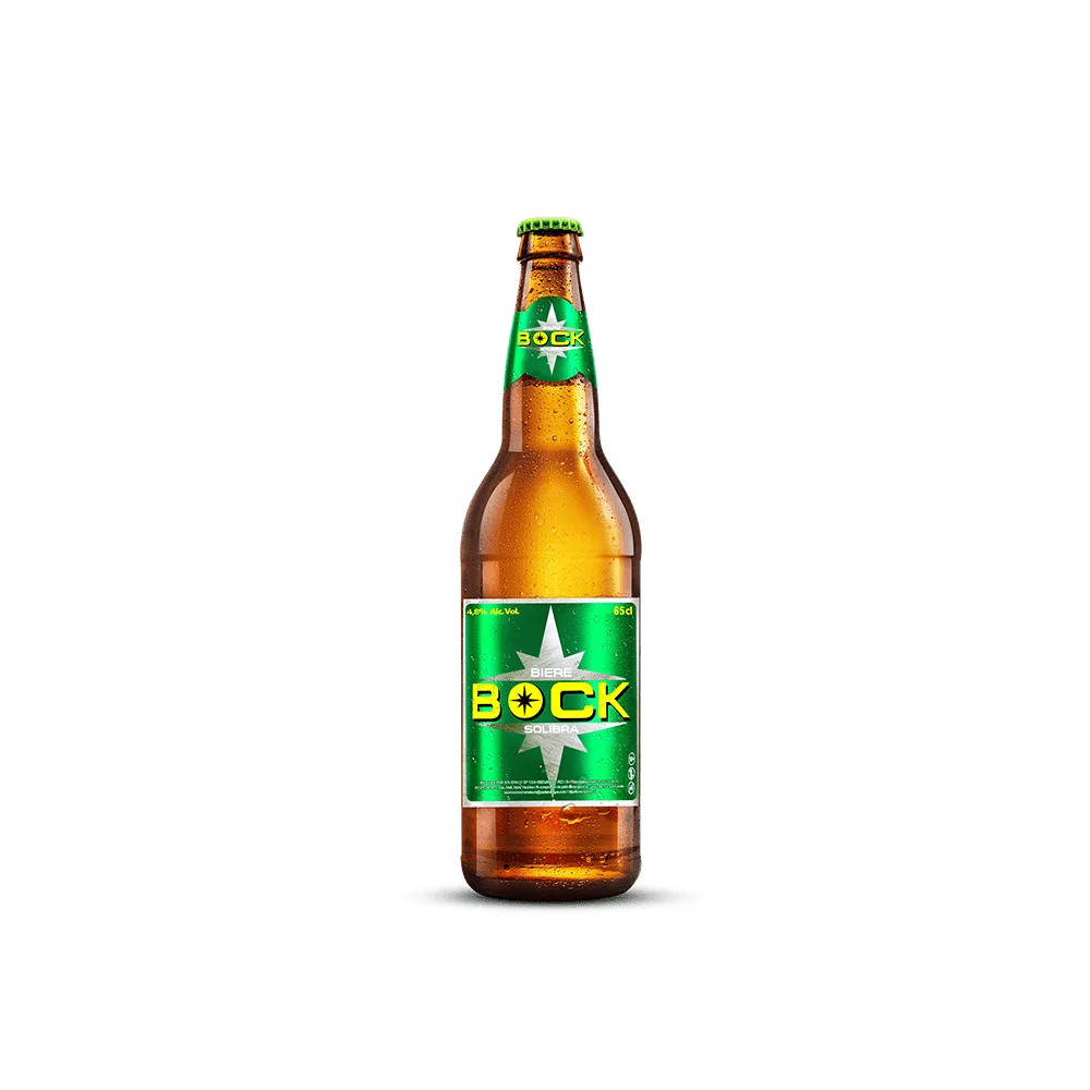 Bock lager beer, 33 cl to 100 cl