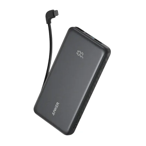 Anker Zolo power bank 10,000 mAh, 22 W, built-in cable