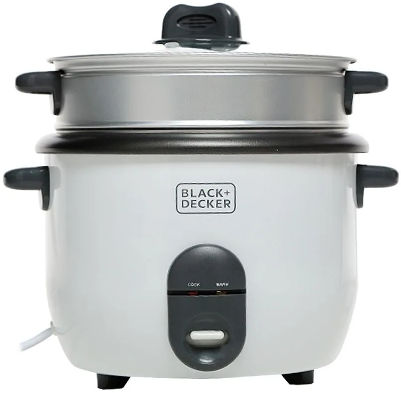 حلة أرز كهربائية Black+Decker RC1860 سعة 1.8 لتر، 700 W