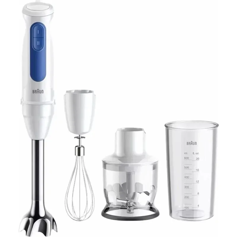 هاند بلندر Braun MultiQuick 3 بقدرة 900 W مع مضرب وكبة