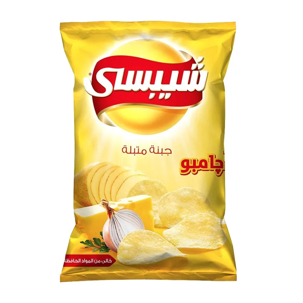 Chipsy cheese and onion chips, family pack