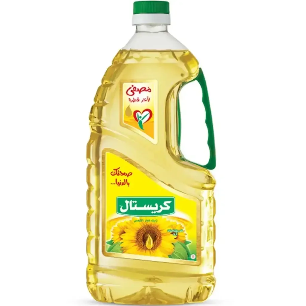 زيت عباد الشمس كريستال 2.2 لتر