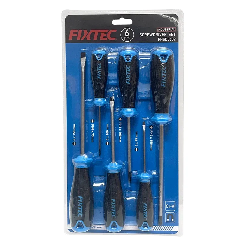 FixTec screwdriver set, 6 pieces