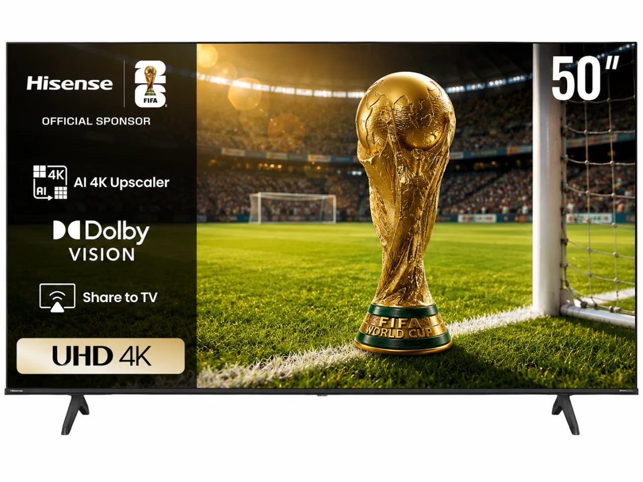 Hisense 50A6N 50-inch 4K UHD smart TV