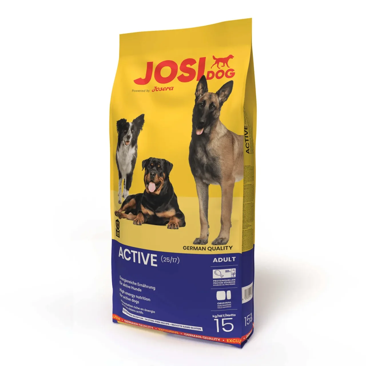 طعام كلاب جاف Josera Adult Active، 15 كجم