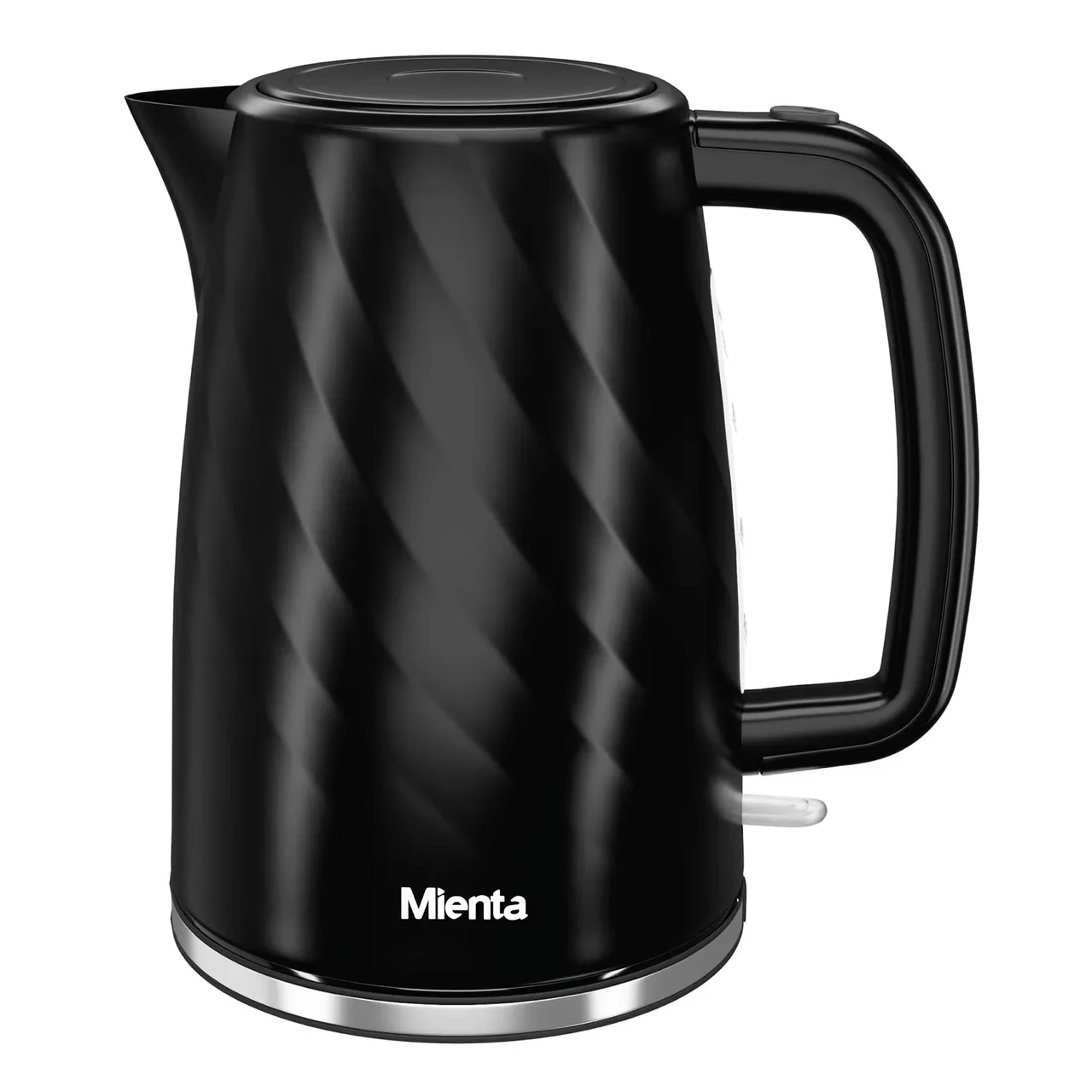 كاتيل Mienta كهربائي 1.7 لتر، 2200 W، أسود