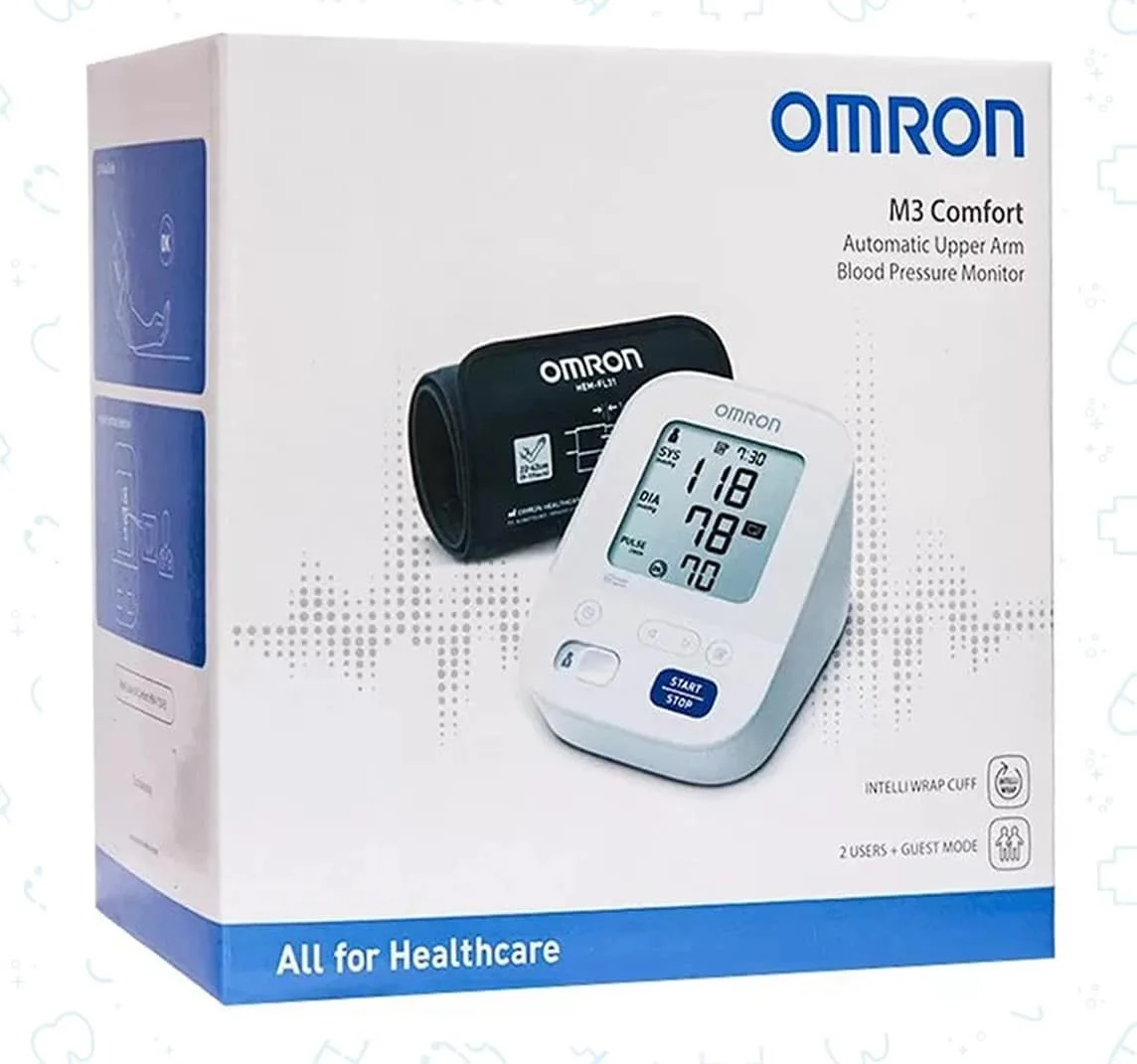 جهاز قياس ضغط الدم الديجيتال Omron M3 Comfort للذراع