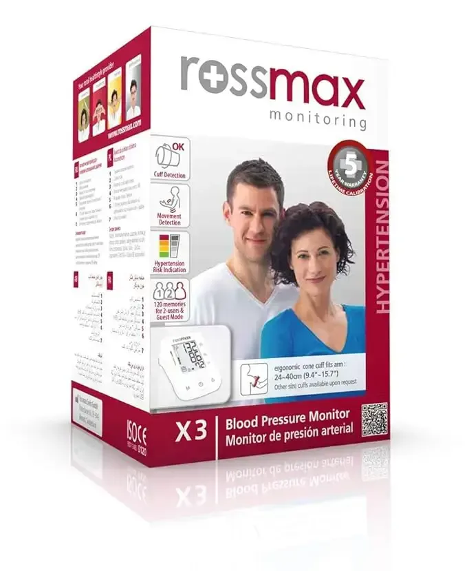 جهاز قياس ضغط الدم الديجيتال Rossmax X3 للذراع