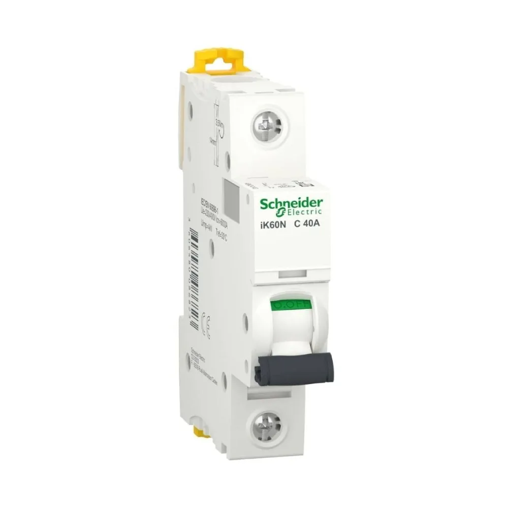 Schneider Acti9 iK60N single-pole circuit breaker 40 A