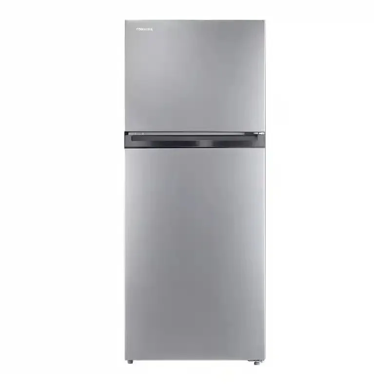 ثلاجة Toshiba نوفروست 338 لتر انفرتر، رمادي، طراز GR-RT468
