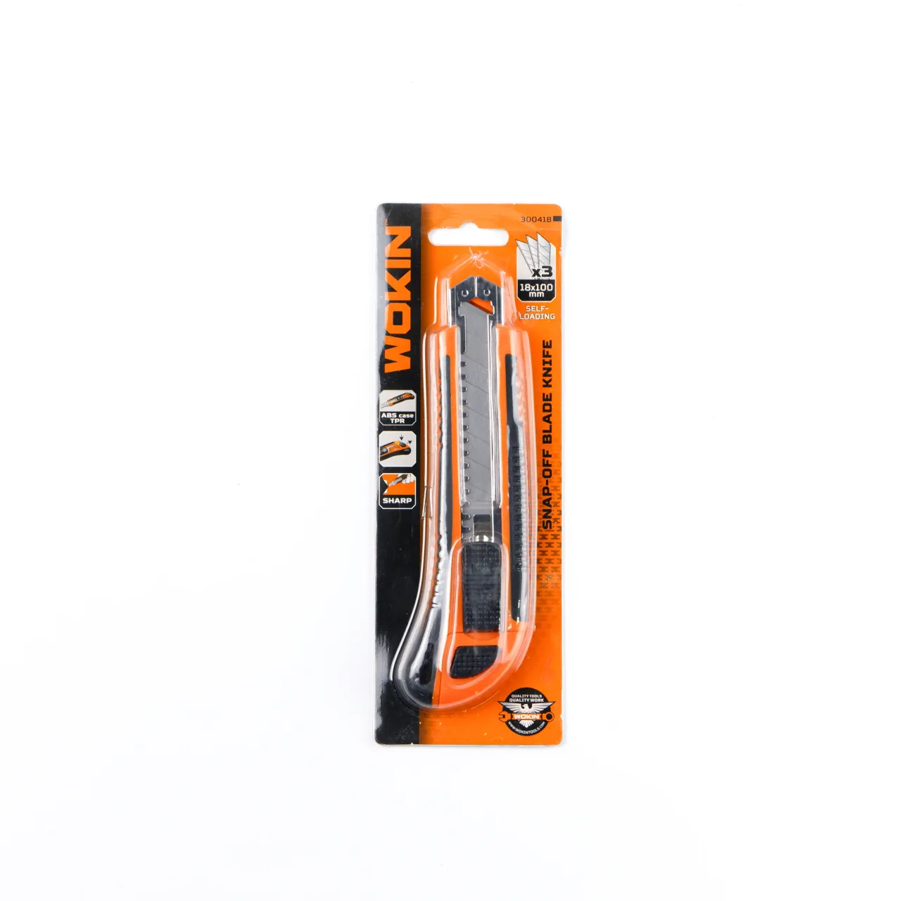 Wokin snap-off utility knife 18 mm