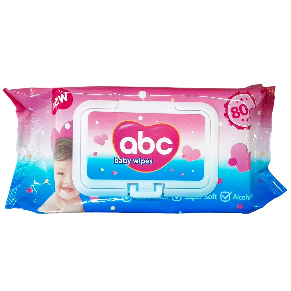 ABC baby wipes, 80 pieces