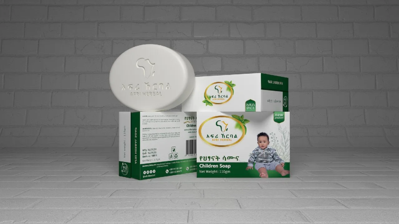 Afri Herbal children’s soap, 110 g