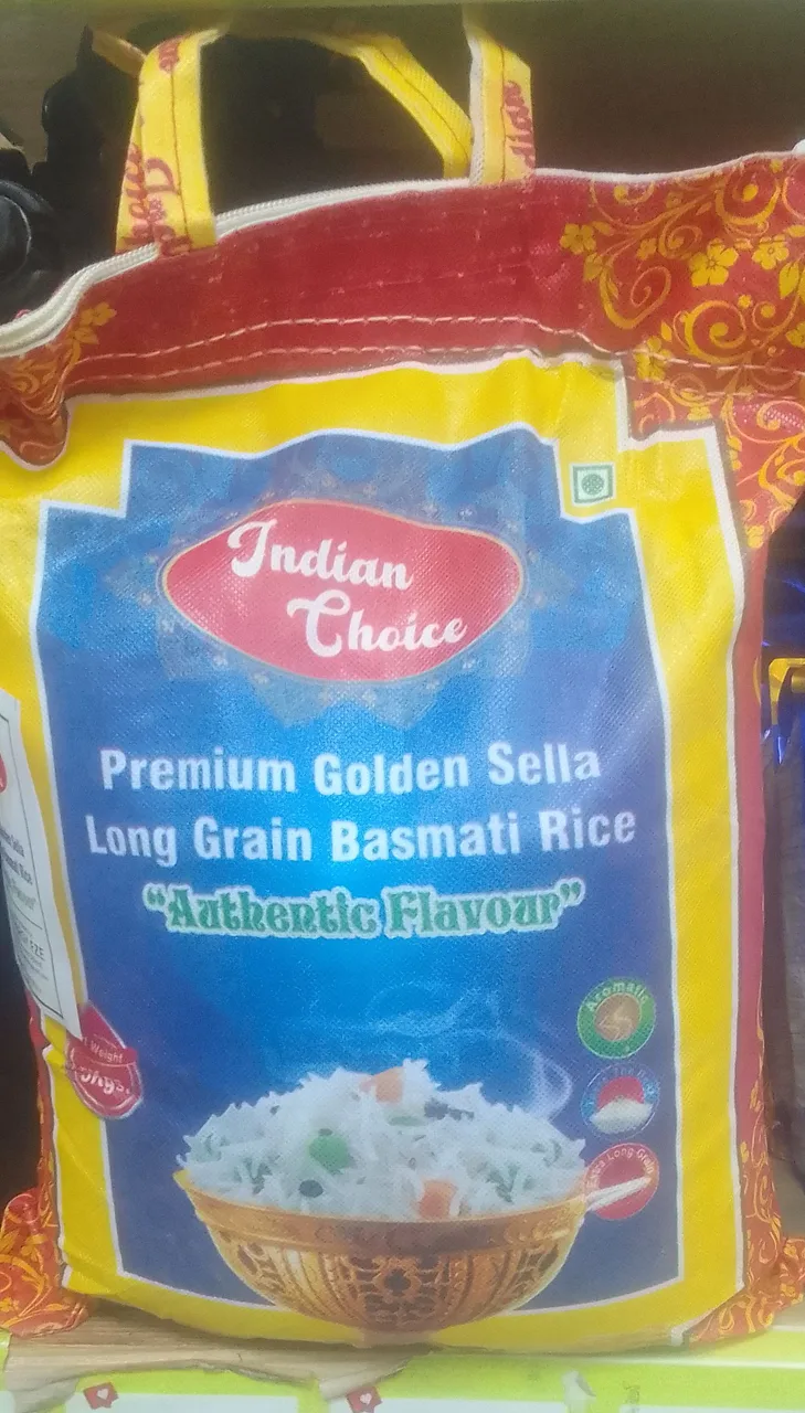 Indian Choice golden sella basmati rice, 5 kg