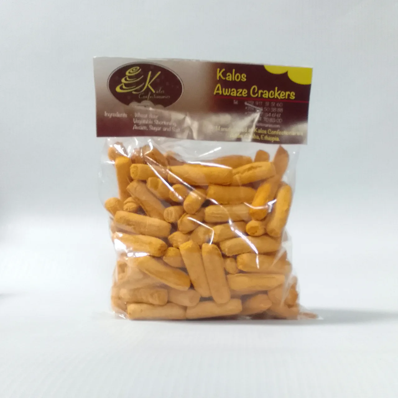 Kalos awaze crackers, 250 g