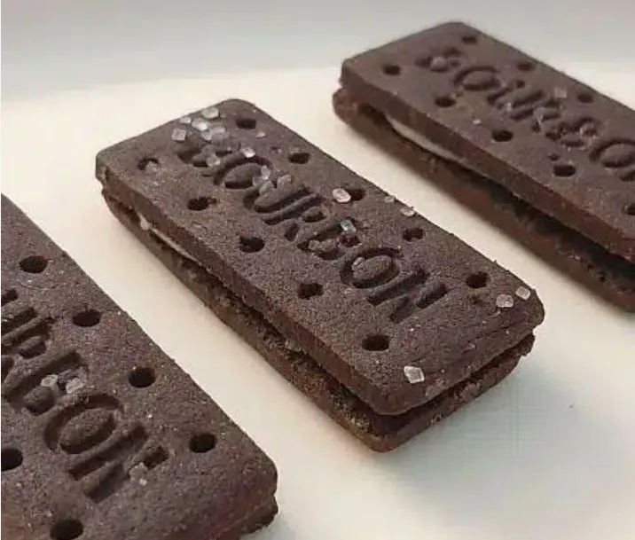 KD Black Bourbon biscuits, vanilla, 120 g