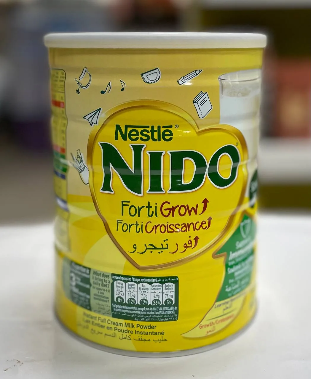 Nestlé Nido full cream milk powder, 900 g