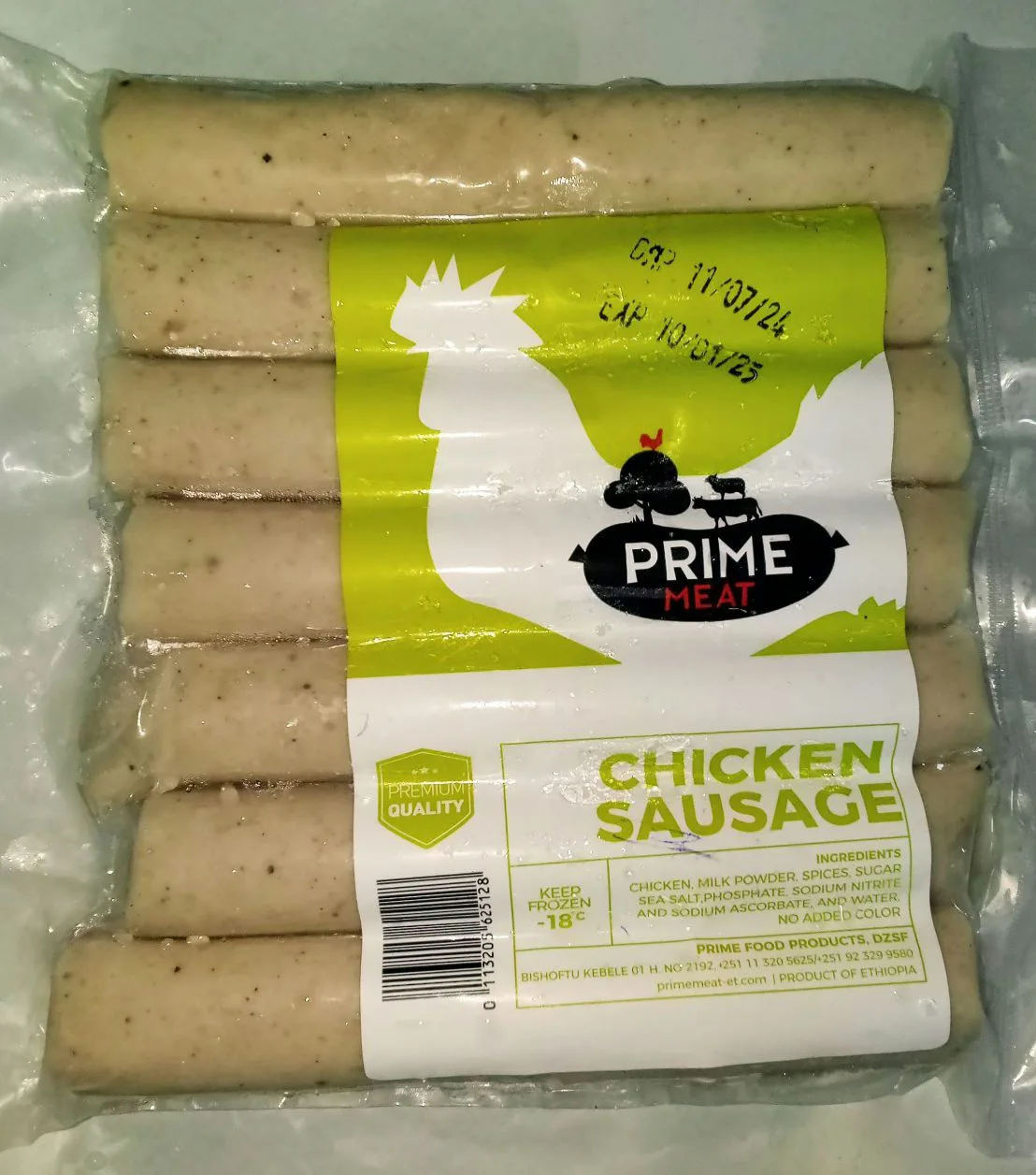 Prime Meat chicken sausages, 1 kg