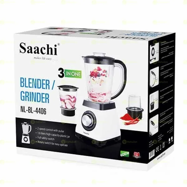 Saachi 3-in-1 Blender and Grinder