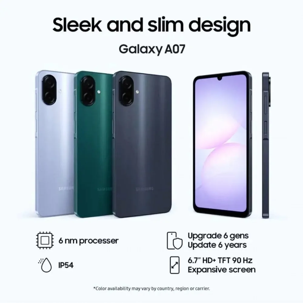Samsung Galaxy A07 4 GB + 64 GB
