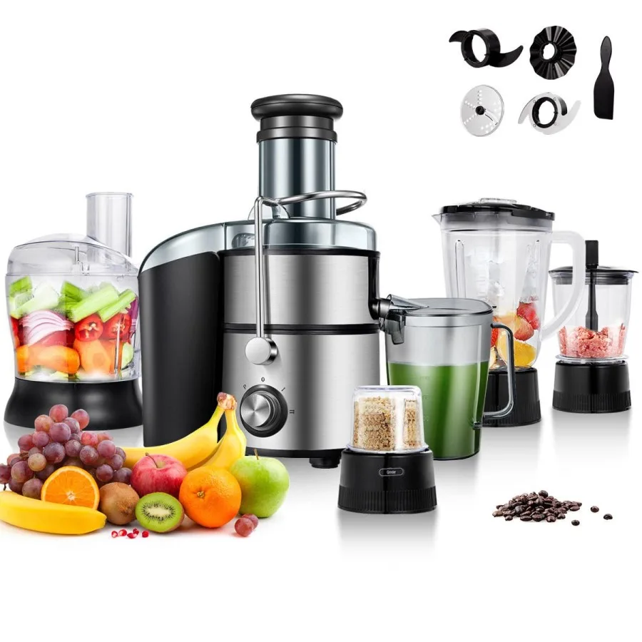 Sayona 4-in-1 Blender and Juicer with Glass Jar SZJ-J03-M4