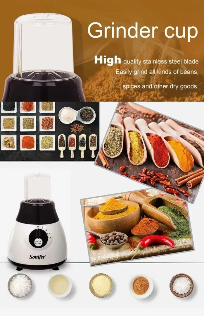 Sonifer SF-8009 2-in-1 Blender with Grinder