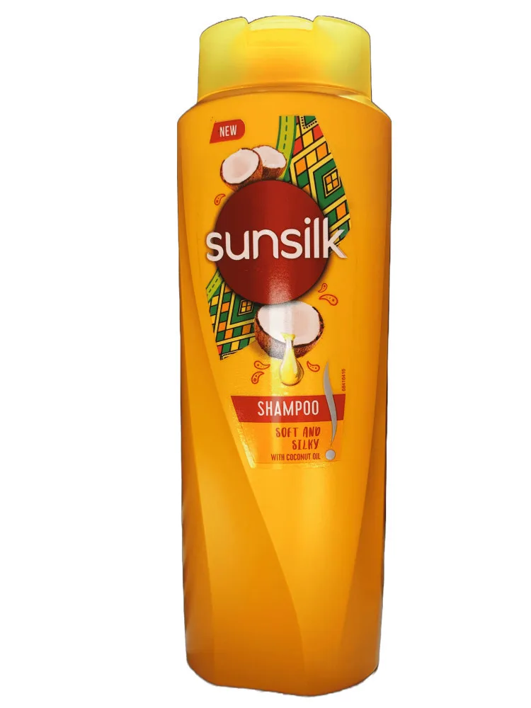 Sunsilk Soft & Silky shampoo with coconut oil, 700 ml