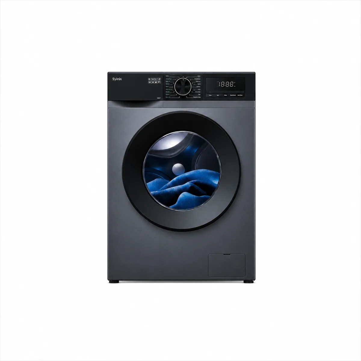 Syinix 8 kg Front Load Inverter Washing Machine V8WFT
