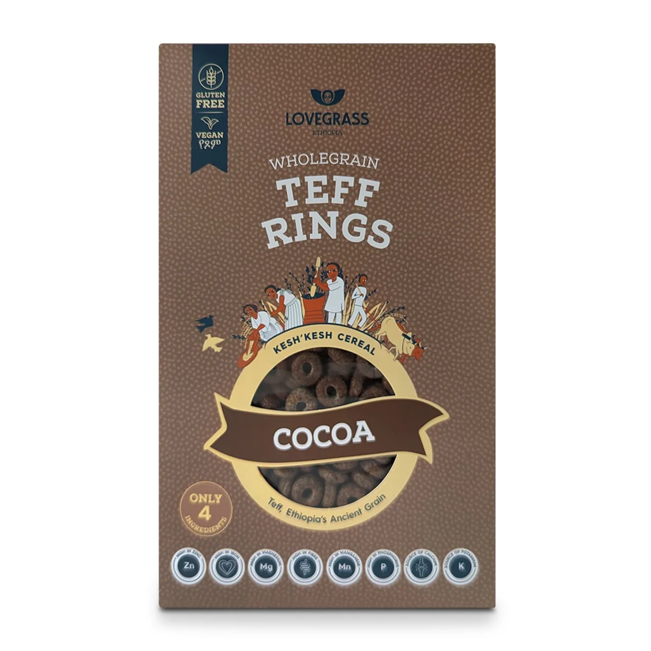 Teff rings, 350 g