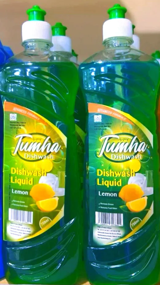 Tumha dishwashing liquid, lemon, 750 ml