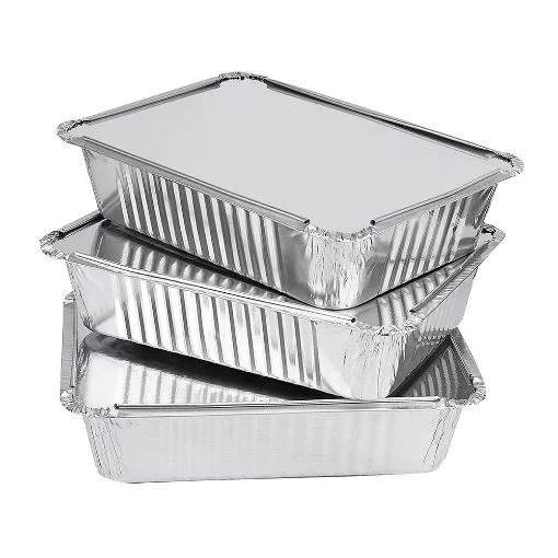 Aluminium food trays, small