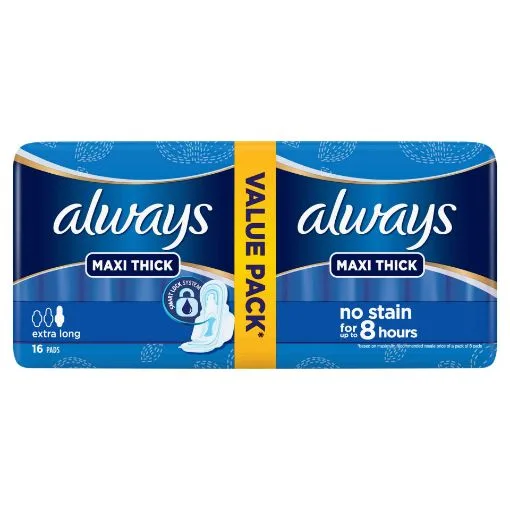 Always Maxi Thick long pads, 16
