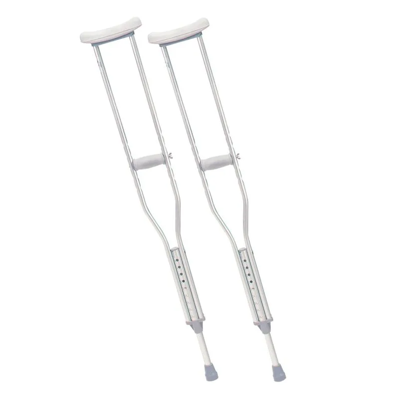 Advanced Health adjustable aluminium armpit crutches, pair