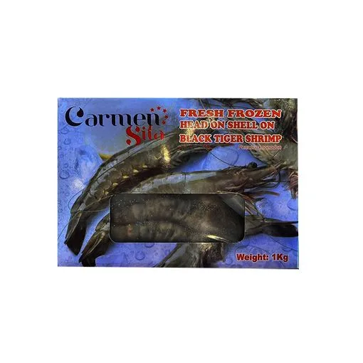 Carmensita tiger prawns, 1 kg